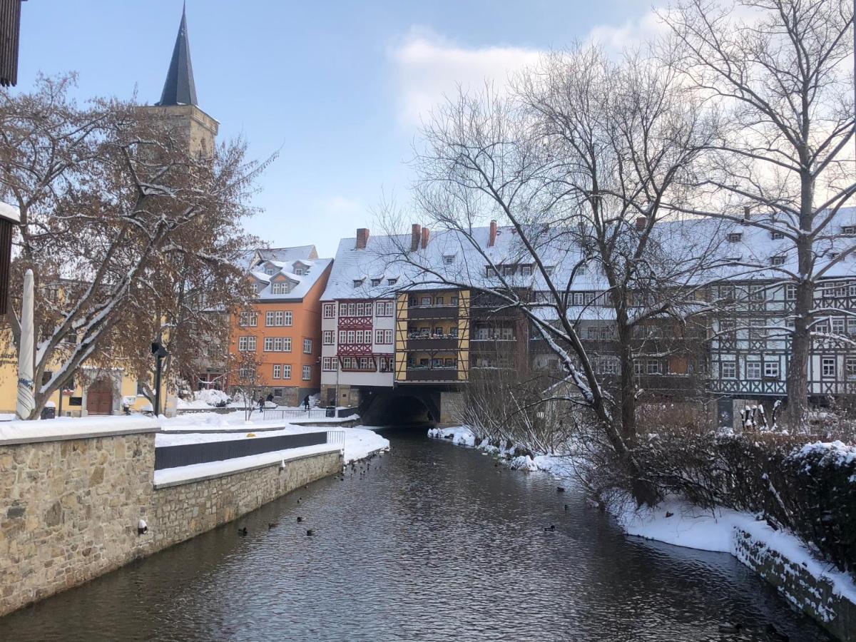 Ferienwohnung Augenblick - Stylisches Apartment In Der Besten Altstadtlage Von Erfurt Kültér fotó