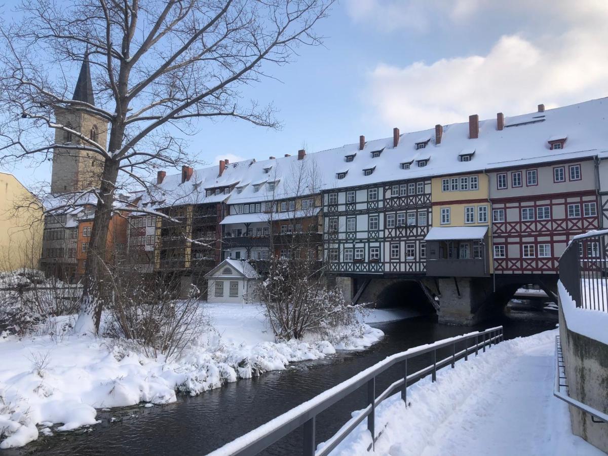 Ferienwohnung Augenblick - Stylisches Apartment In Der Besten Altstadtlage Von Erfurt Kültér fotó